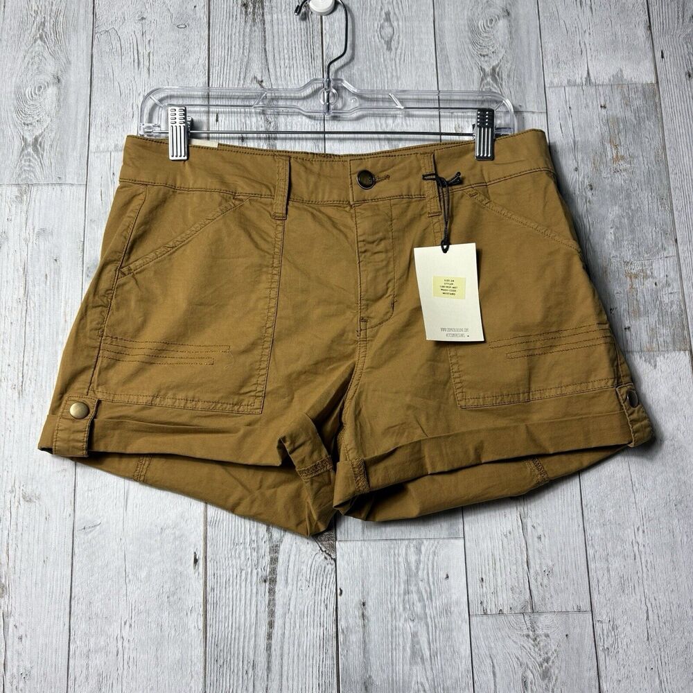 Cosmic Blue Love Shorts Women's 28 Joni Patch Pocket NWT